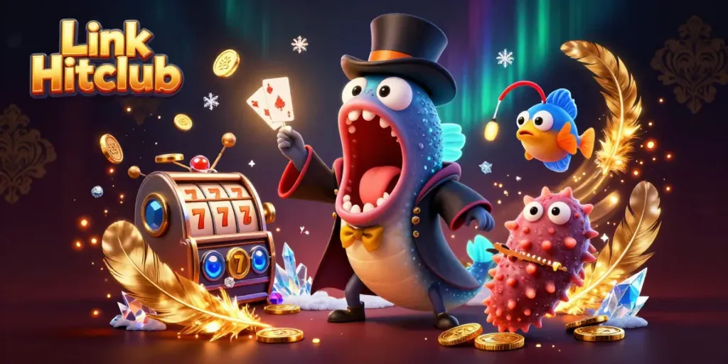 Experience thrilling action at Link Hitclub with a bioluminescent eel magician performing card tricks.
