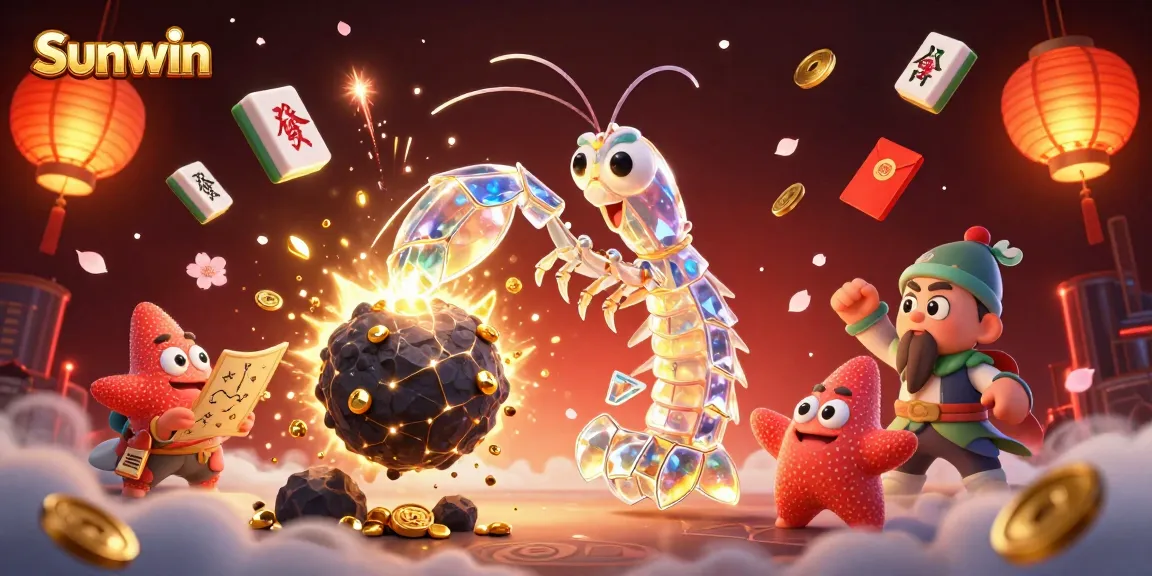 Experience the vibrant casino world of Sunwin with a galactic samurai and treasure-filled asteroids.