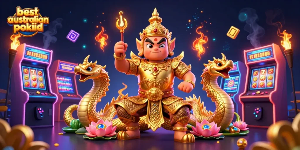 Play exciting games at the best australian payid pokies featuring vibrant characters and game elements.